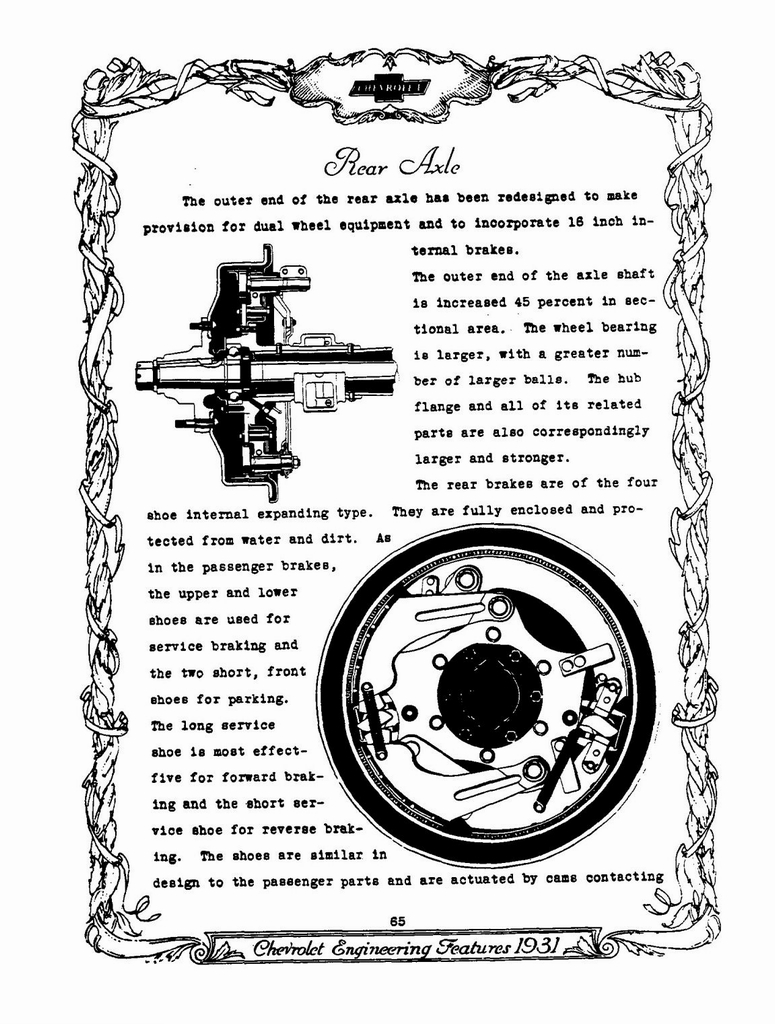 1931 Chevrolet Engineering Features Page 17